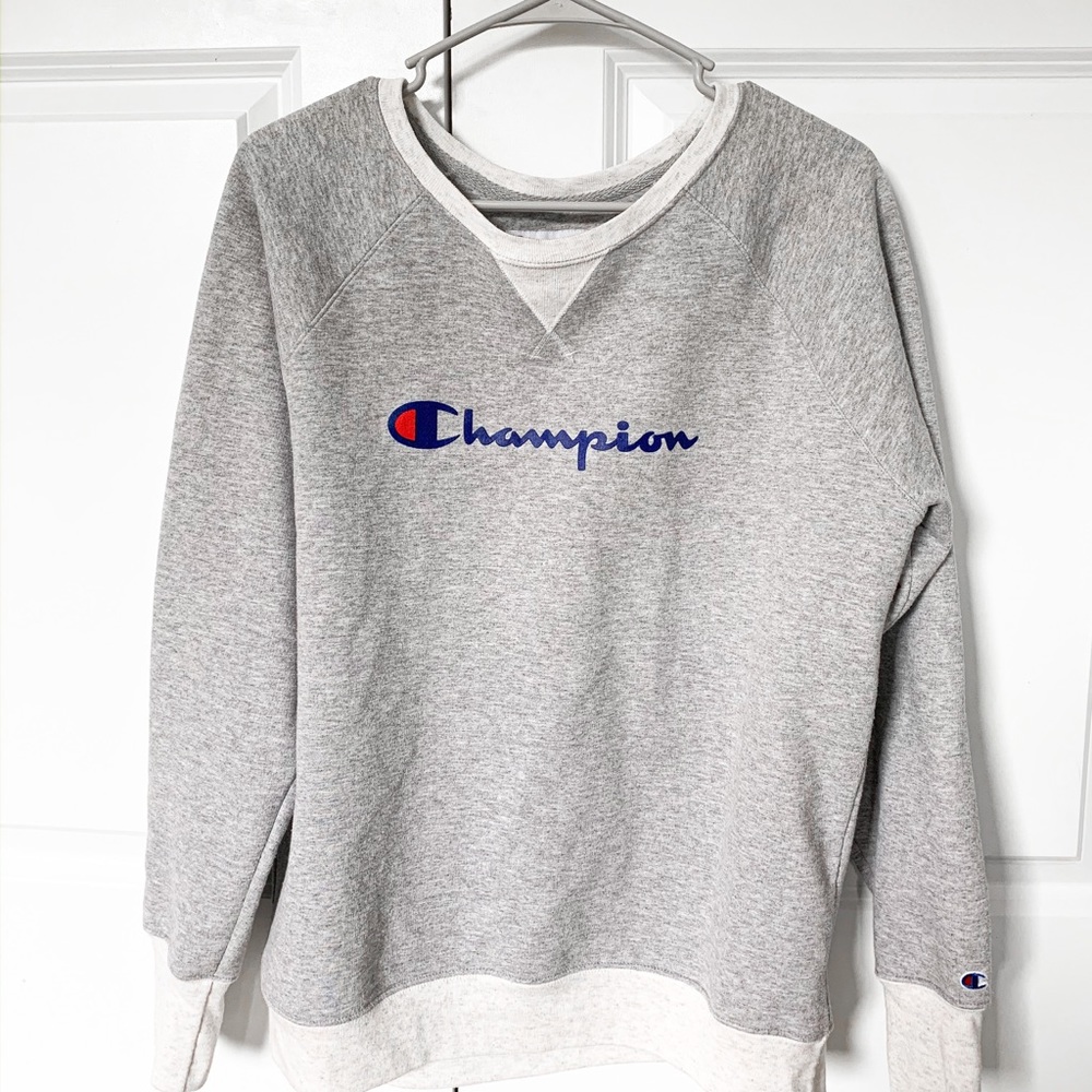 Light Grey Champion Crewneck